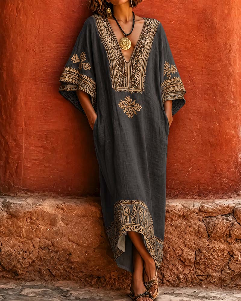 Bohemian Loose Casual Dress