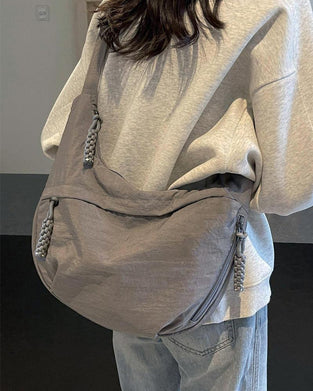 Nylon Dumpling Crossbody Bag