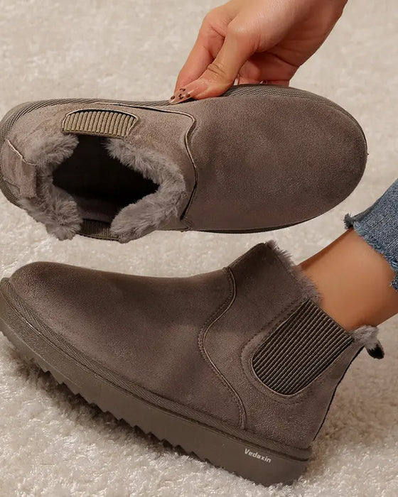 Women's Thick Soled Winter Snow Boots