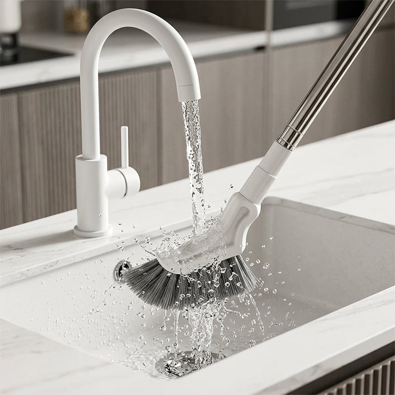 Extendable Crevice Gap Cleaning Brush
