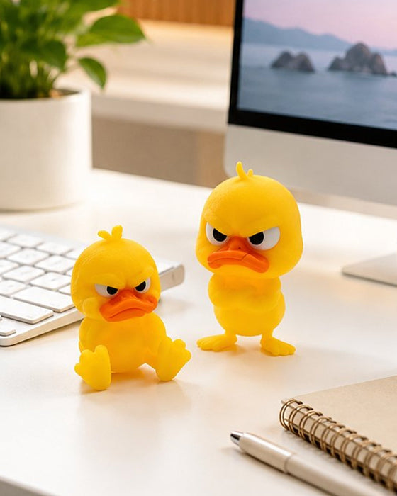 3D Printed Angry Little Yellow Duck