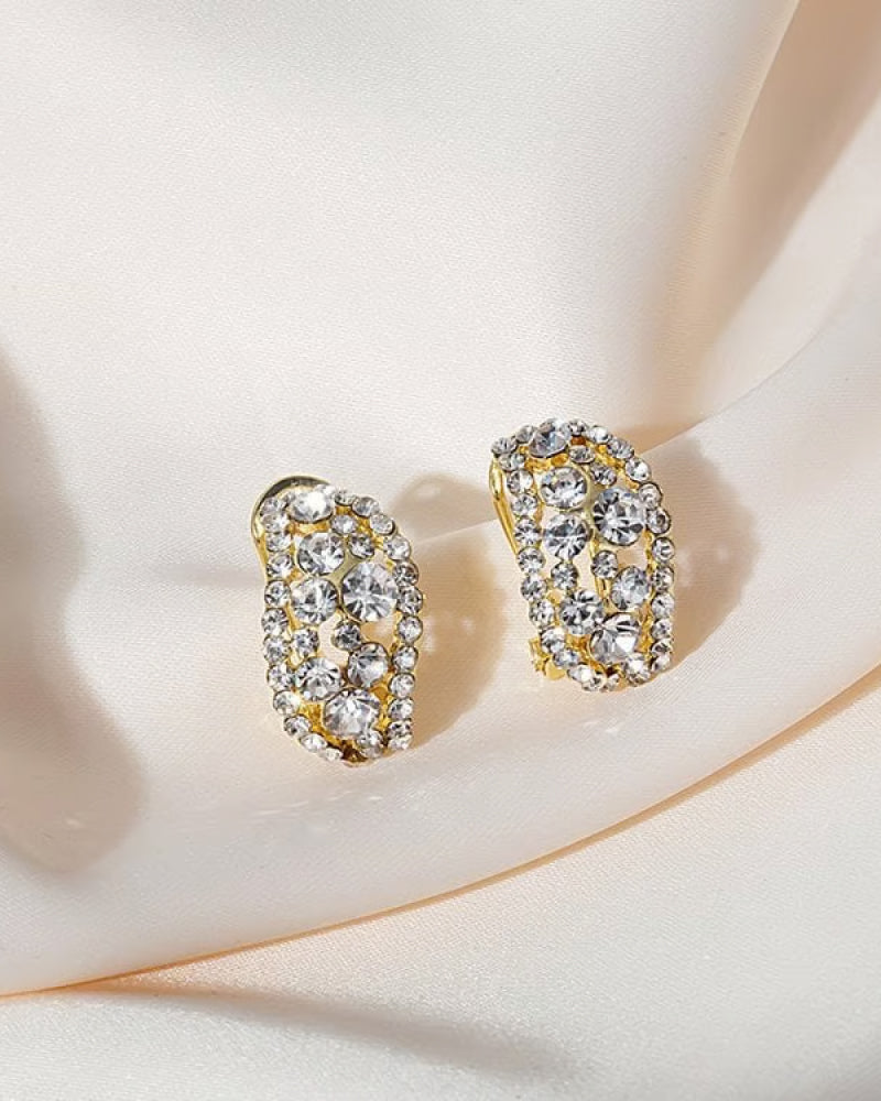Lab-Created Diamonds Hoop Earrings