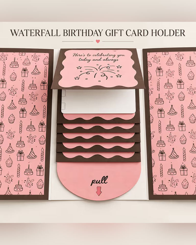Waterfall Christmas Gift Card Booklet