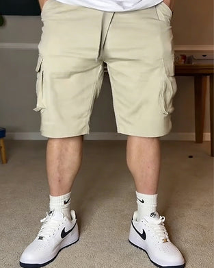 Men's Belted Cargo Shorts