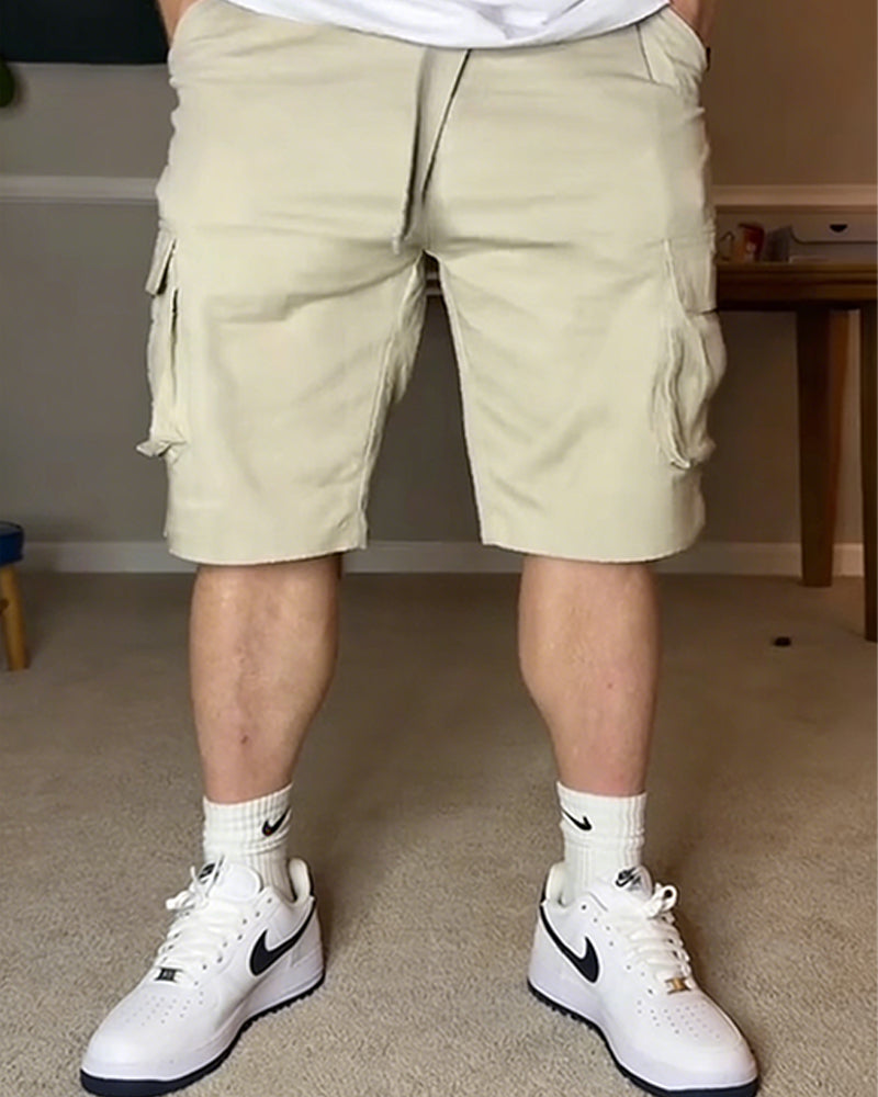 Men's Belted Cargo Shorts