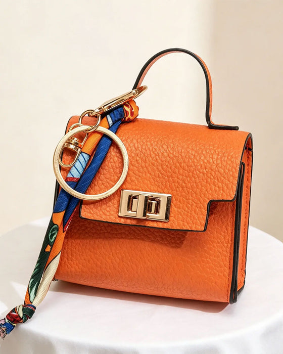 Mini Square Bag Pendant Keychain