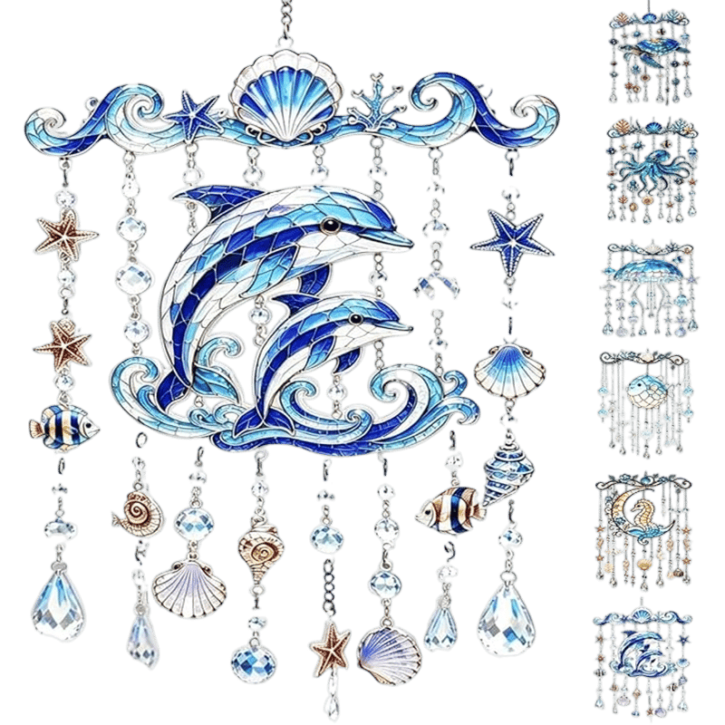 2D Ocean-Themed Wind Chime
