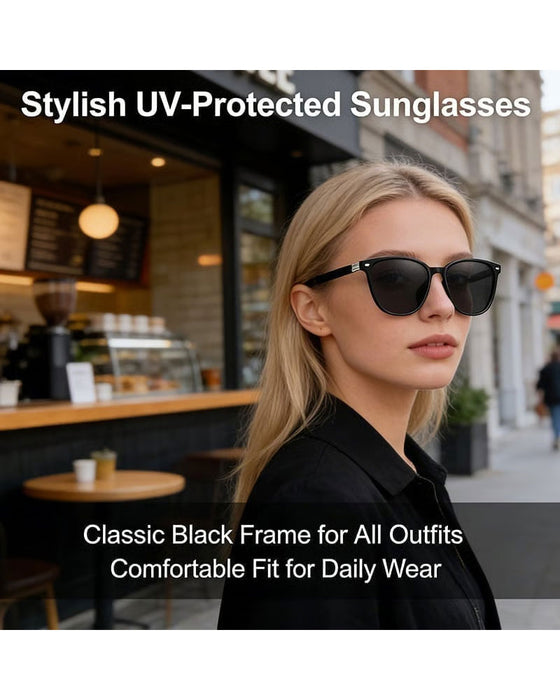 Large-Frame Polarized Sunglasses