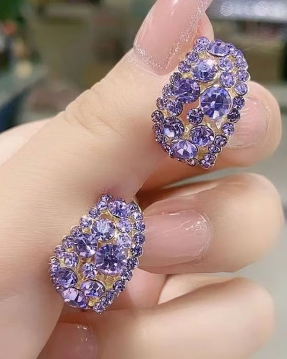 Lab-Created Diamonds Hoop Earrings