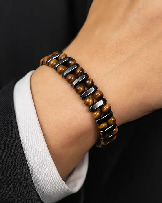 Natural Tiger's Eye Stone Bracelet