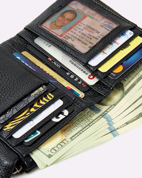 Short Soft Leather Wallet