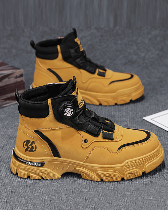 Men's Outdoor Swivel Buckle Work Shoes 🔄👞 – Waterproof 💦, Anti-slip 🚶‍♂️, Comfortable , Breathable 🌬️