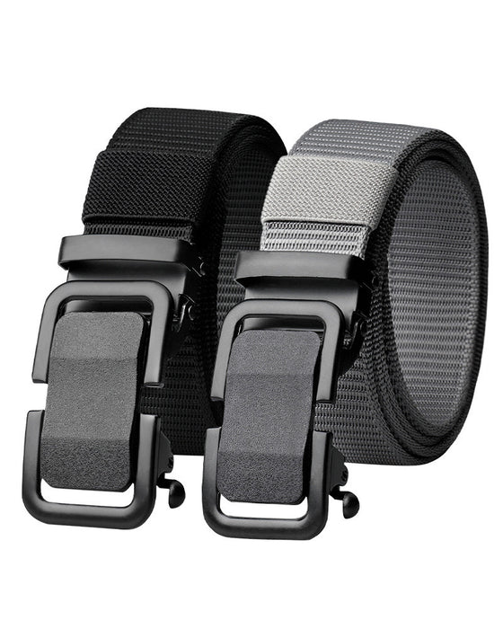 Men's Tactical Nylon Belt - Durable Buckle & Adjustable Size
