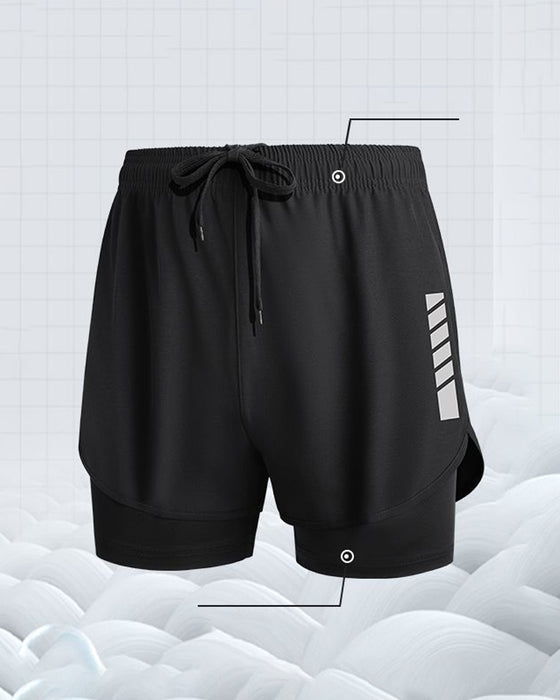 Men's Boxer Style Double Layer Modesty Short
