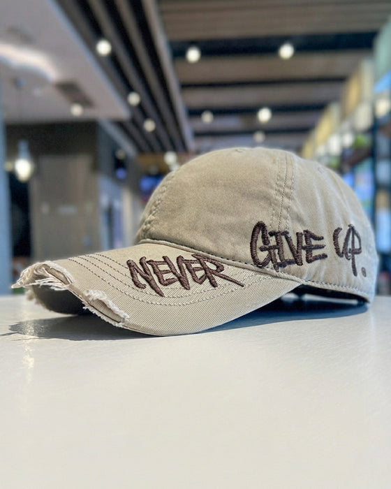 Cool Unisex Distressed Embroidered Hat