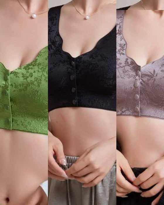Comfort Front Closure & Wire-Free Seamless Bra