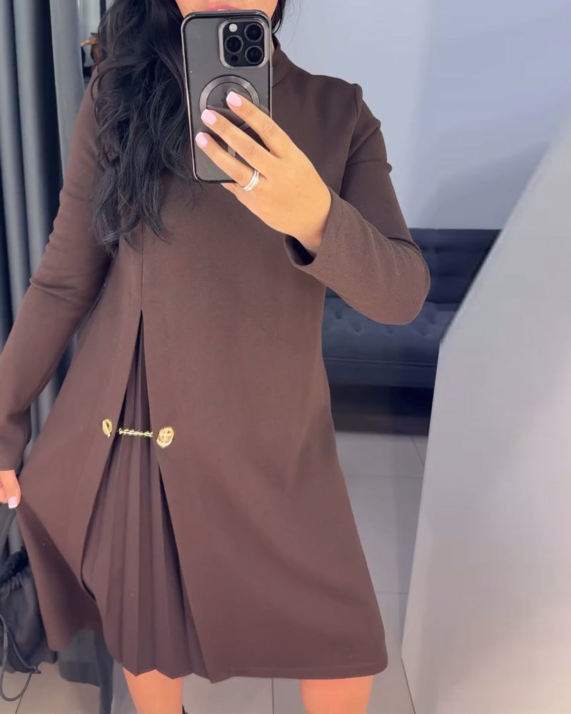 Painted Patchwork Elegant Dress