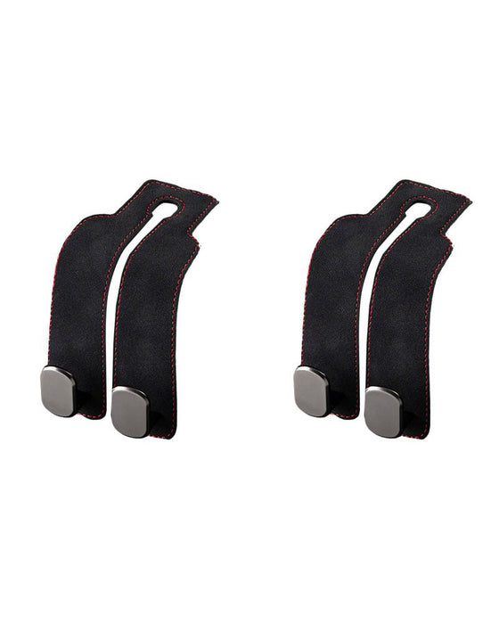 Suede Leather Car Seat Hook