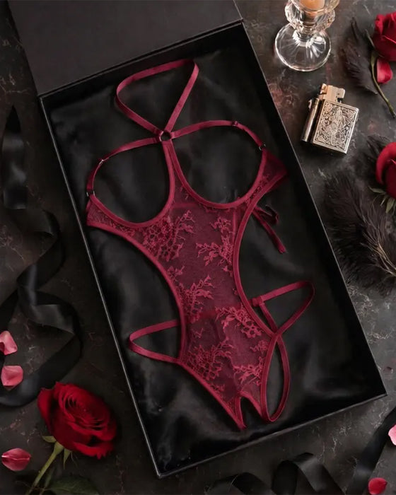 Lace Spaghetti Strap Underwear
