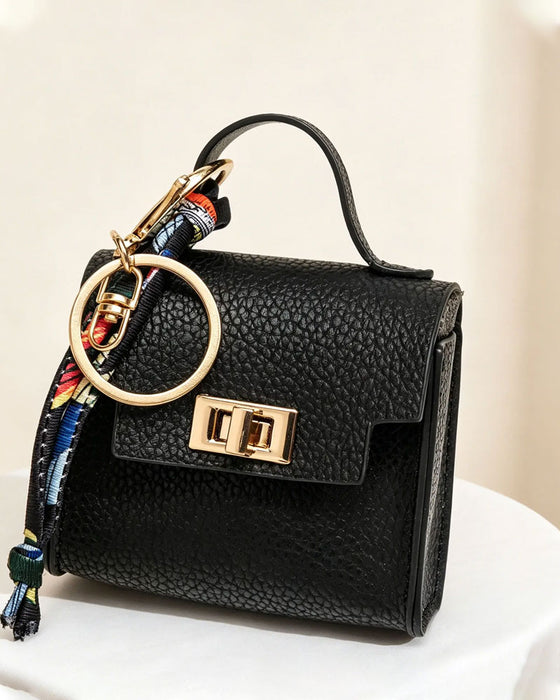 Mini Square Bag Pendant Keychain