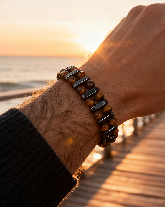 Natural Tiger's Eye Stone Bracelet