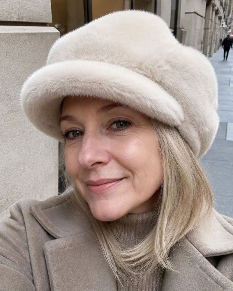 Faux Fur Cloud Hat