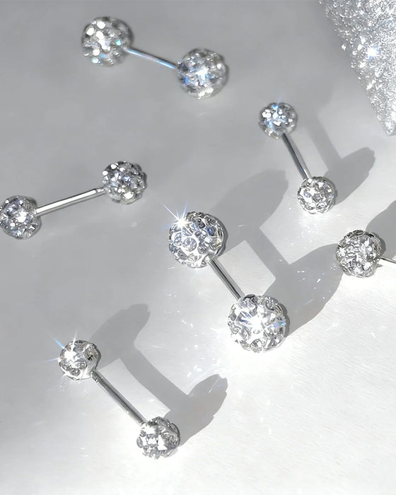 Glittering Diamond Earrings