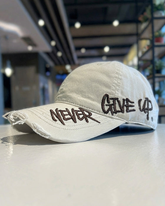 Cool Unisex Distressed Embroidered Hat