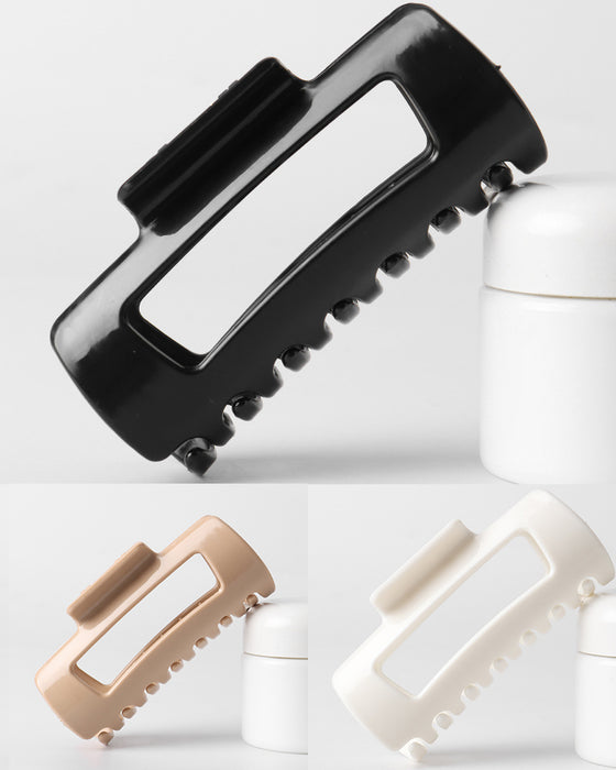 Soft Silicone Hair Claw, Rear Head Guard, Hair Clip