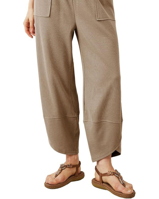 Women’S Harem Barrel Wide Leg Pants