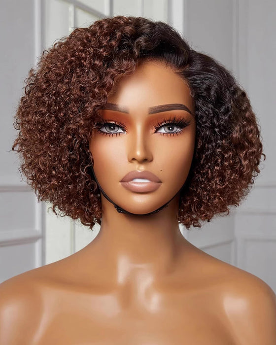 African Curly Wig Headset