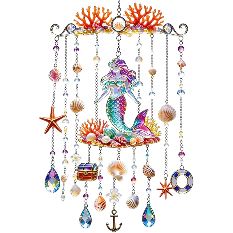 2D Ocean-Themed Wind Chime