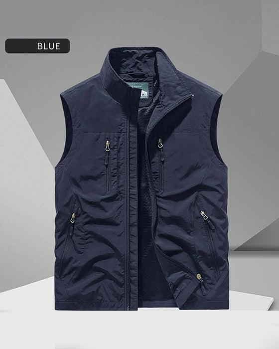 Limited-time sale – 50% OFF🔥🧥 Men's Oversized Sleeveless Vest Jacket with Pockets