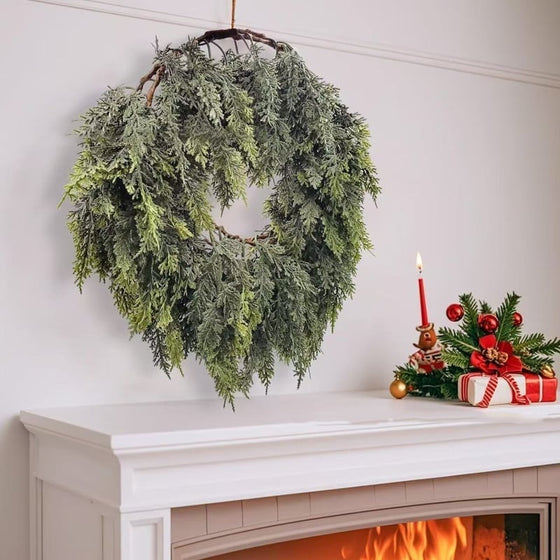 Artificial Plant Christmas Rattan