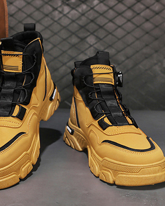 Men's Outdoor Swivel Buckle Work Shoes 🔄👞 – Waterproof 💦, Anti-slip 🚶‍♂️, Comfortable , Breathable 🌬️