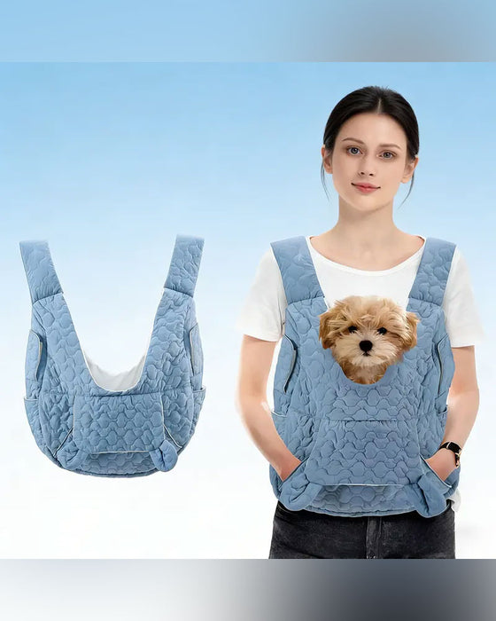 Adjustable Front Facing Pet Backpack Removable Bottom Safety Structure