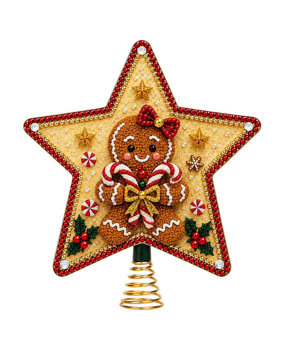 DIY Five-Pointed Star Diamond Painting Christmas Tree Topper