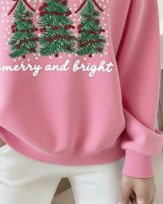 Drop-Shoulder Printed Sweatshirt