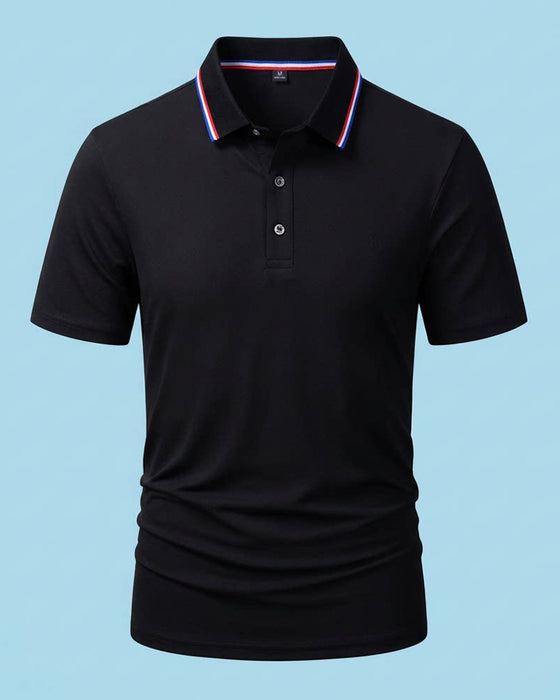 Lapel Breathable Short Sleeve Shirt