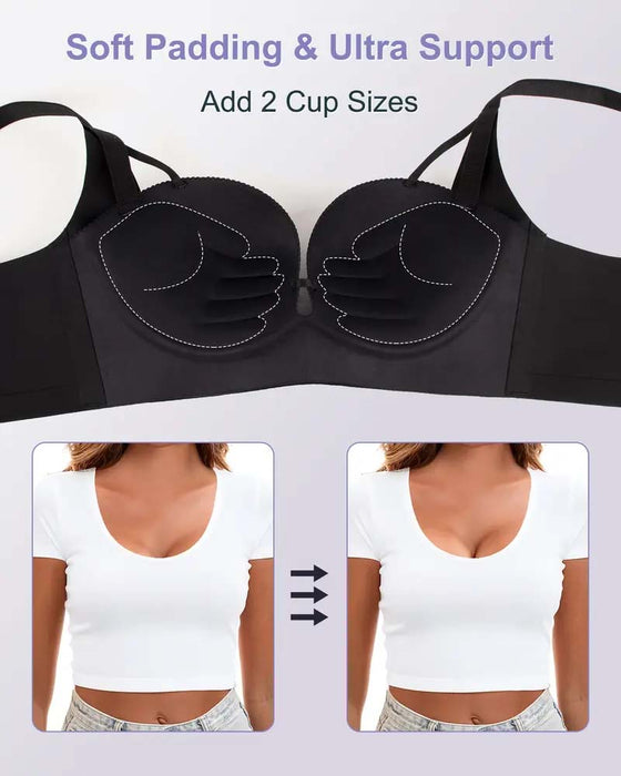 Push Up Bras for Women Wireless