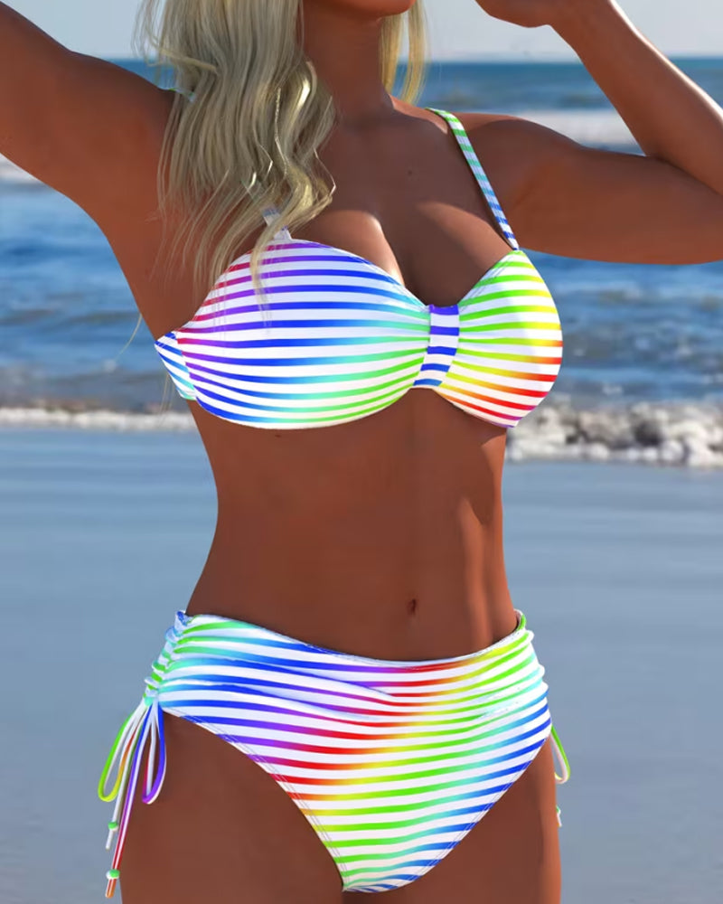 Sexy Vacation Split Bikini