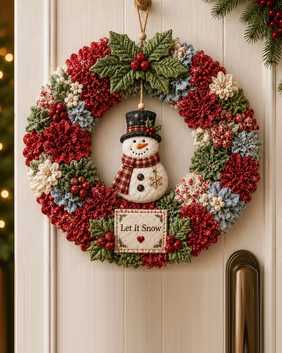 ❄️🎄 3D Fabric Pegging Wreath Craft Kit