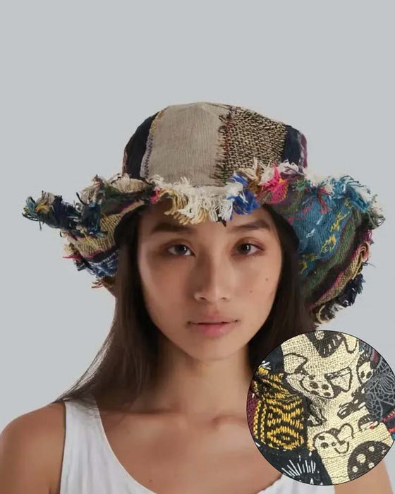 Patchwork Colorful Bucket Hat