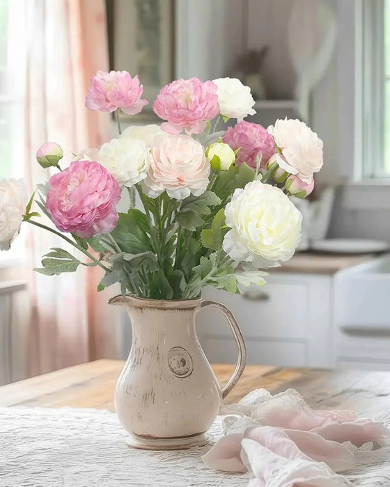 Artificial Peony Flower - UV Resistant, Waterproof, Windproof