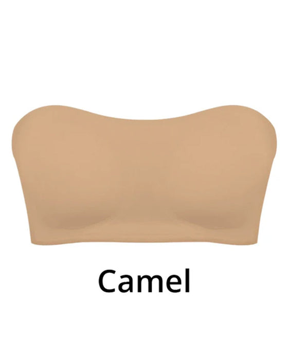 Strapless Wireless Bra with Crossover Side Closure
