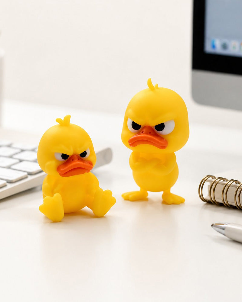 3D Printed Angry Little Yellow Duck