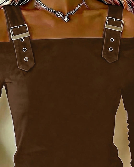 Long Sleeve Off-Shoulder Camisole Top