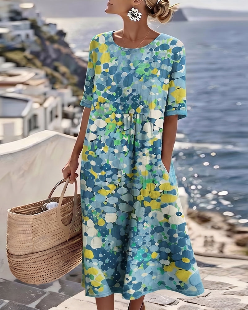 Printed Loose Dress
