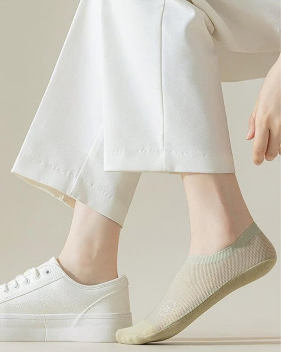 Ultra Thin Liner Socks Non Slip ComBed Cotton No Show Socks