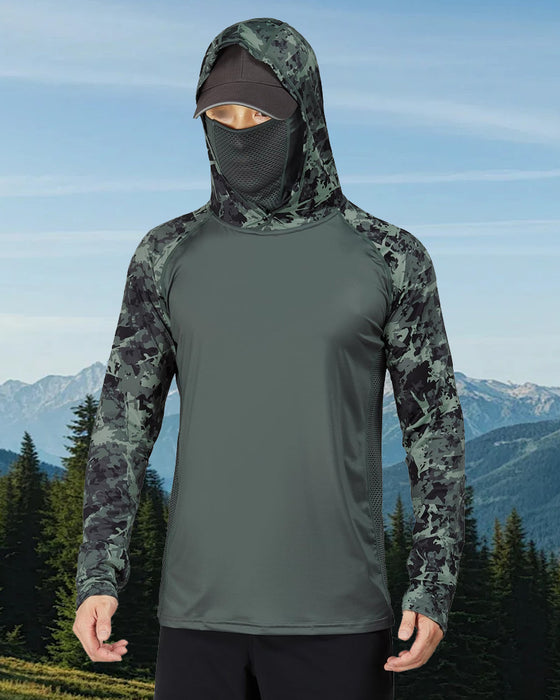 Men's Long Sleeve Printed Top